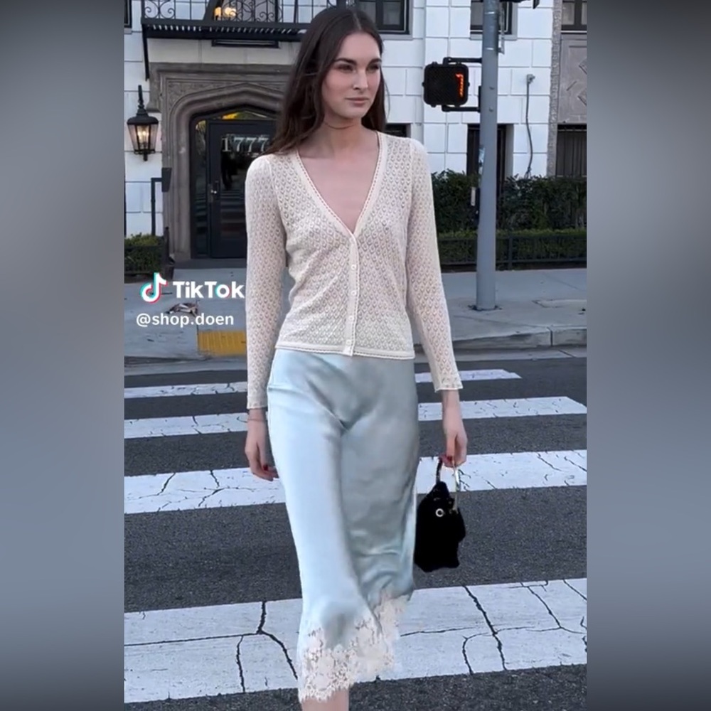 DOEN Elowen Dusty Blue Skirt S